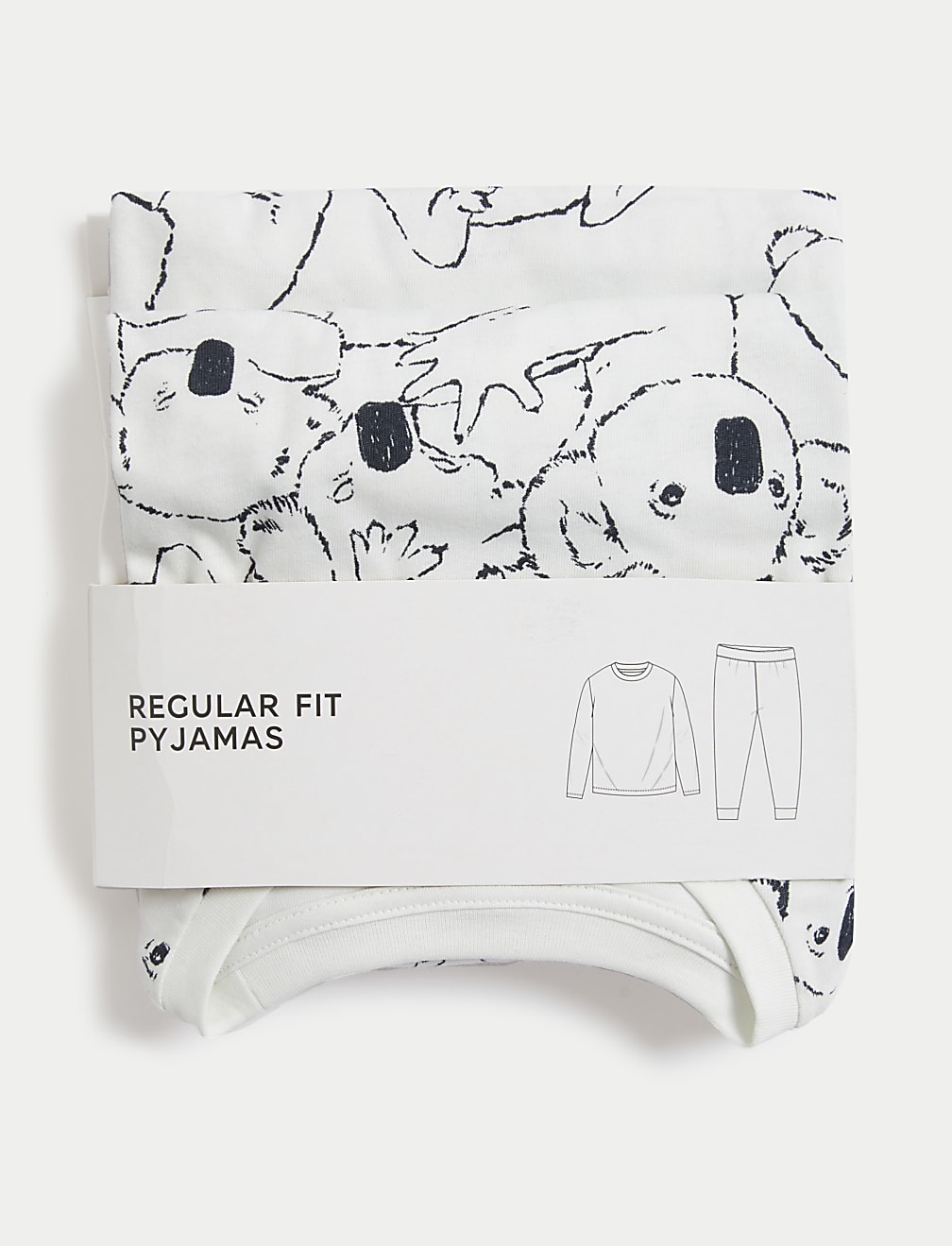 Pure Cotton Koala Pyjamas (7-14 Yrs)