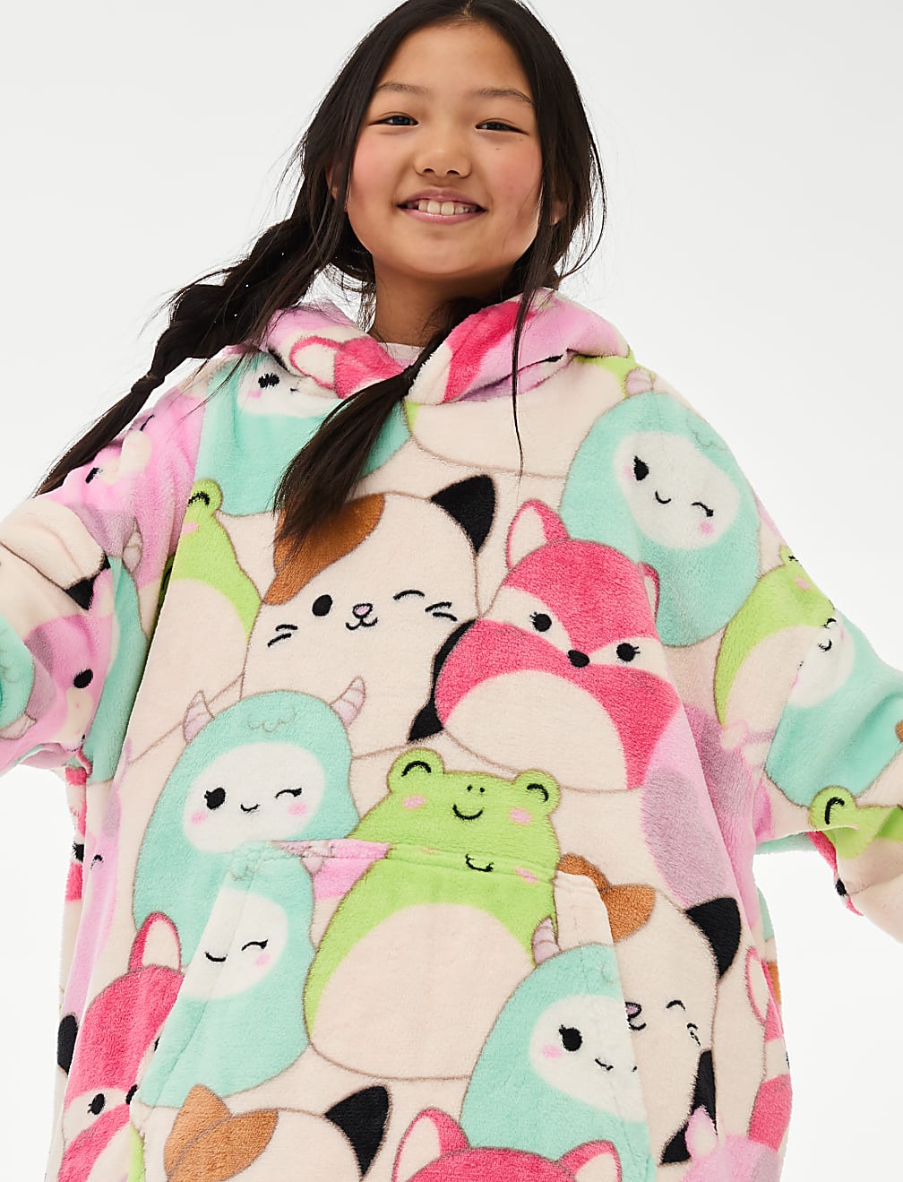 Squishmallows™ Oversized Fleece Hoodie (5-16 Yrs)