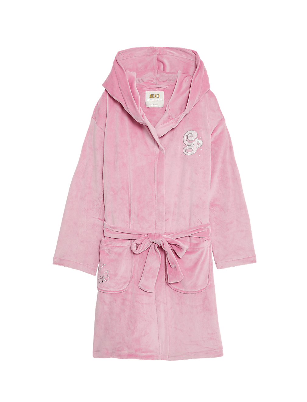 Wicked™ Glinda Velour Dressing Gown (6-16 Yrs)