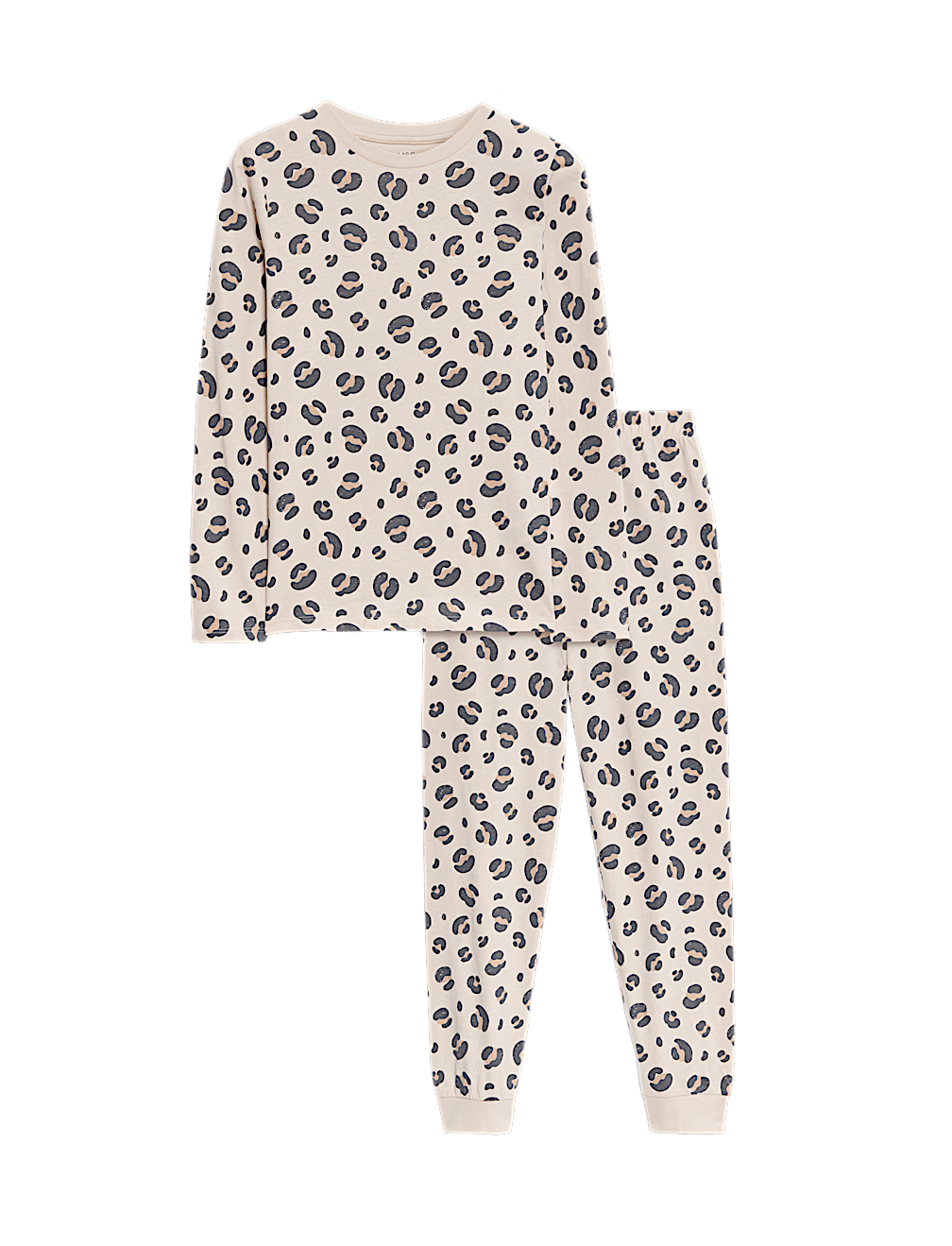 Pure Cotton Leopard Print Pyjamas (1-16 Yrs)