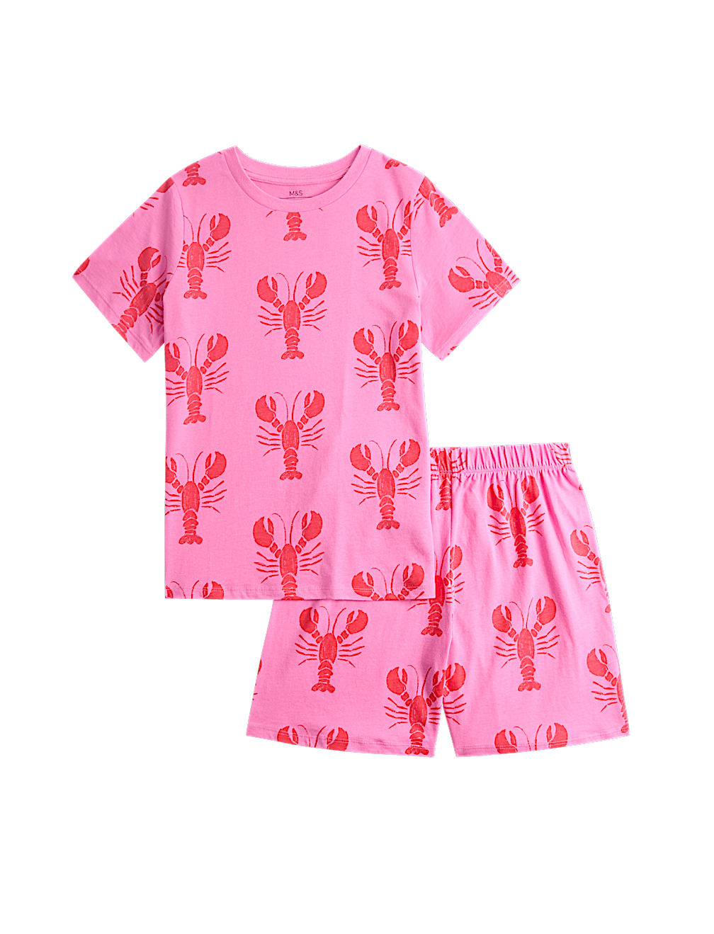 Kids' Pure Cotton Lobster Short Pyjamas (1-16 Yrs)