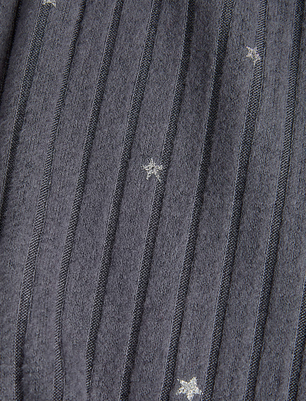Foil Star Cosy Ribbed Pyjamas (1-16 Yrs)