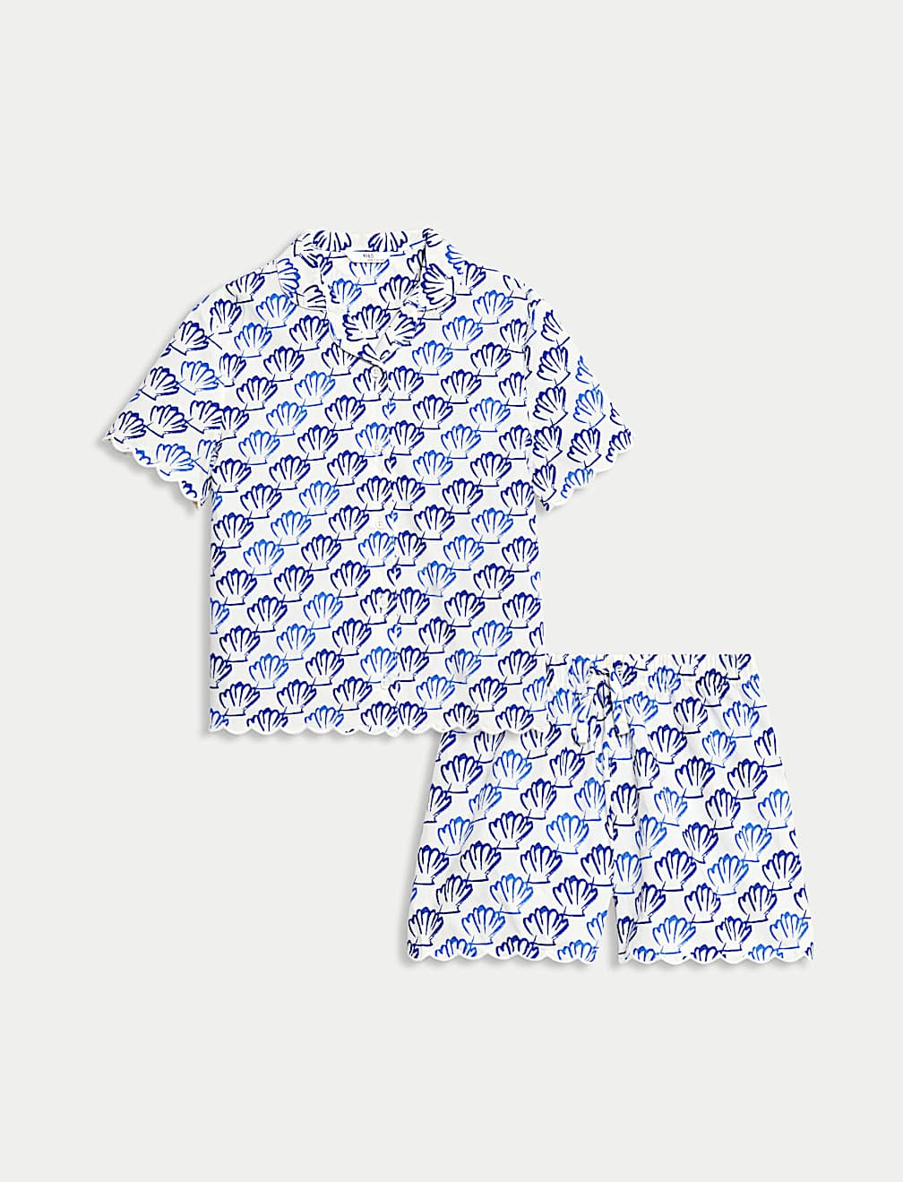 Pure Cotton Printed Short Pyjamas (1-16 Yrs)