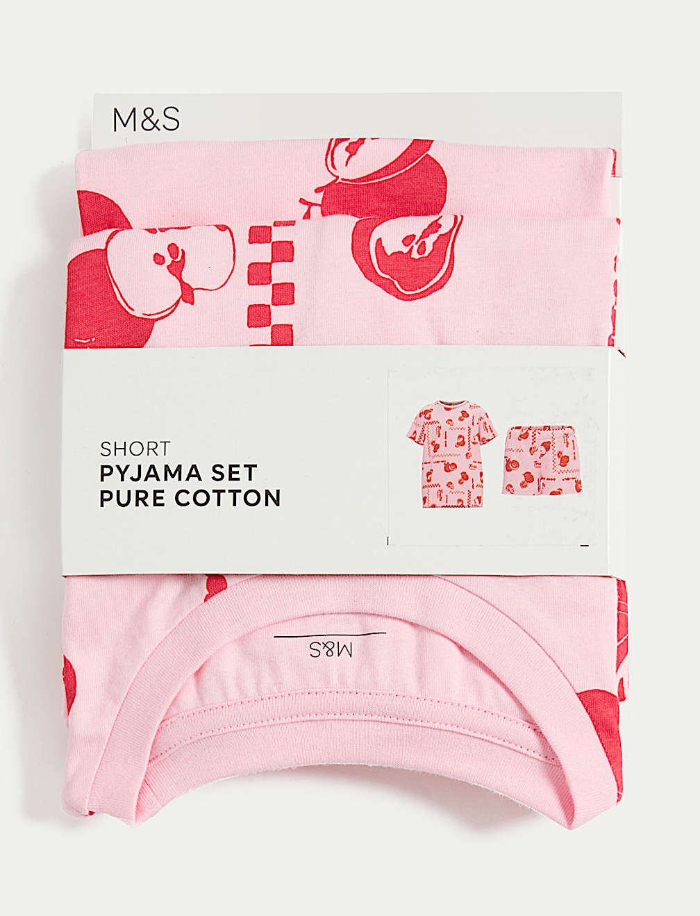 Kids' Pure Cotton Fruit Graphic Short Pyjamas (1-16 Yrs)