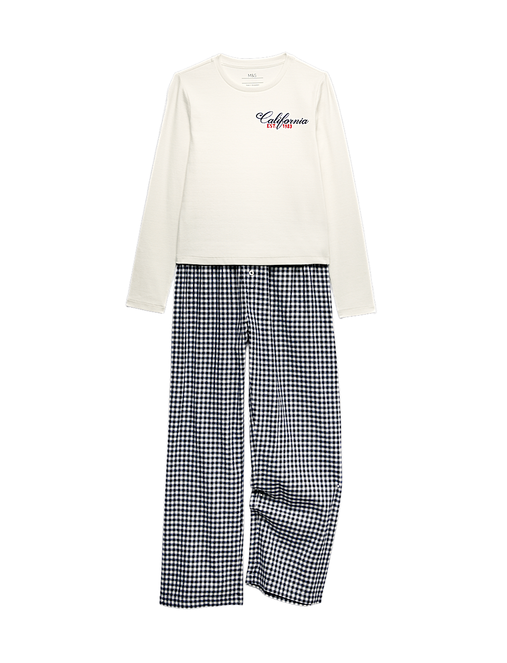 Cotton Rich Gingham Pyjamas (6-16 Yrs)