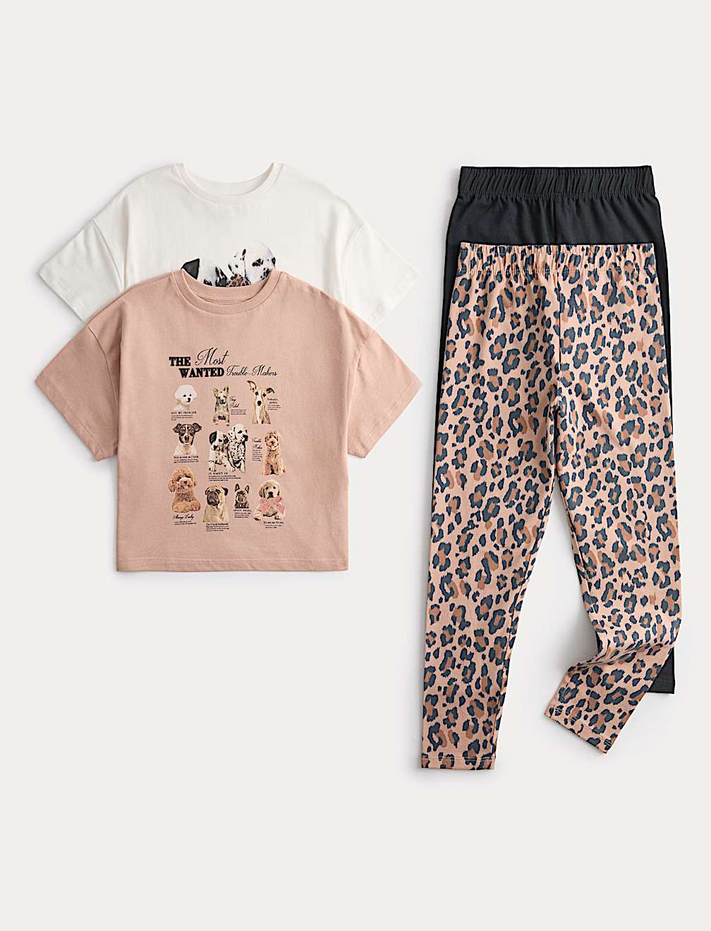 2pk Pure Cotton Dog Pyjama Sets