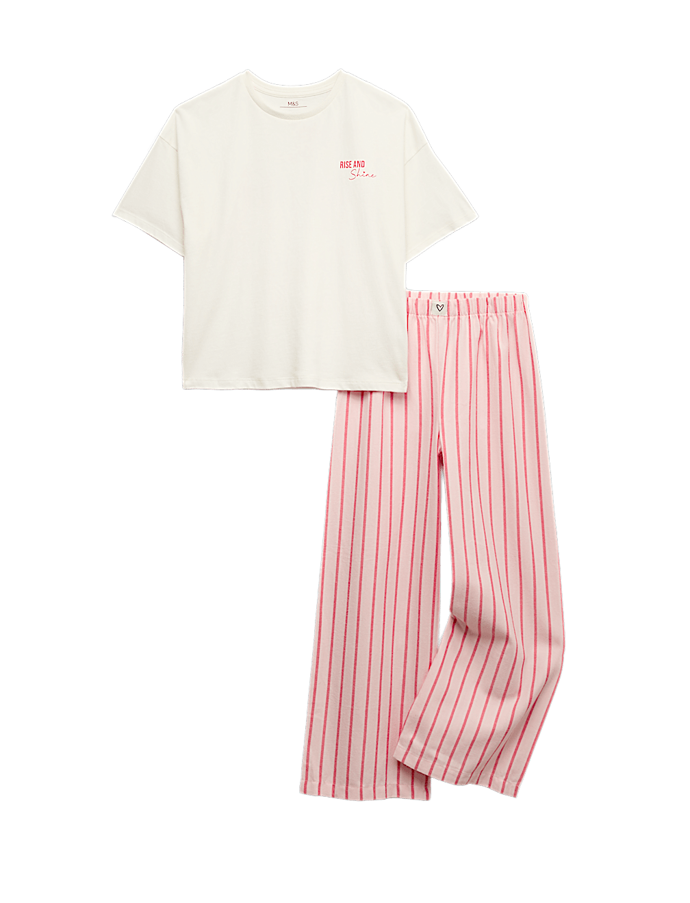 Pure Cotton Striped Pyjamas (6-16 Yrs)