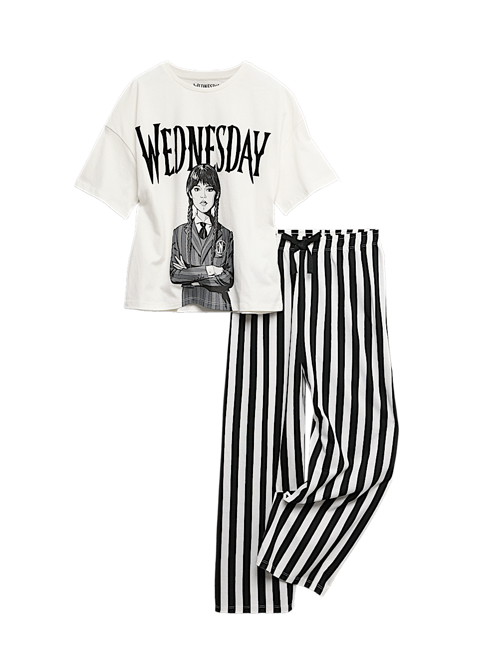 Kids' Pure Cotton Wednesday™ Pyjama Set (6-16 Yrs)