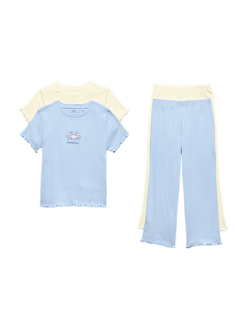 2 Pack Cotton Rich Pyjama Set (6-16 Yrs)
