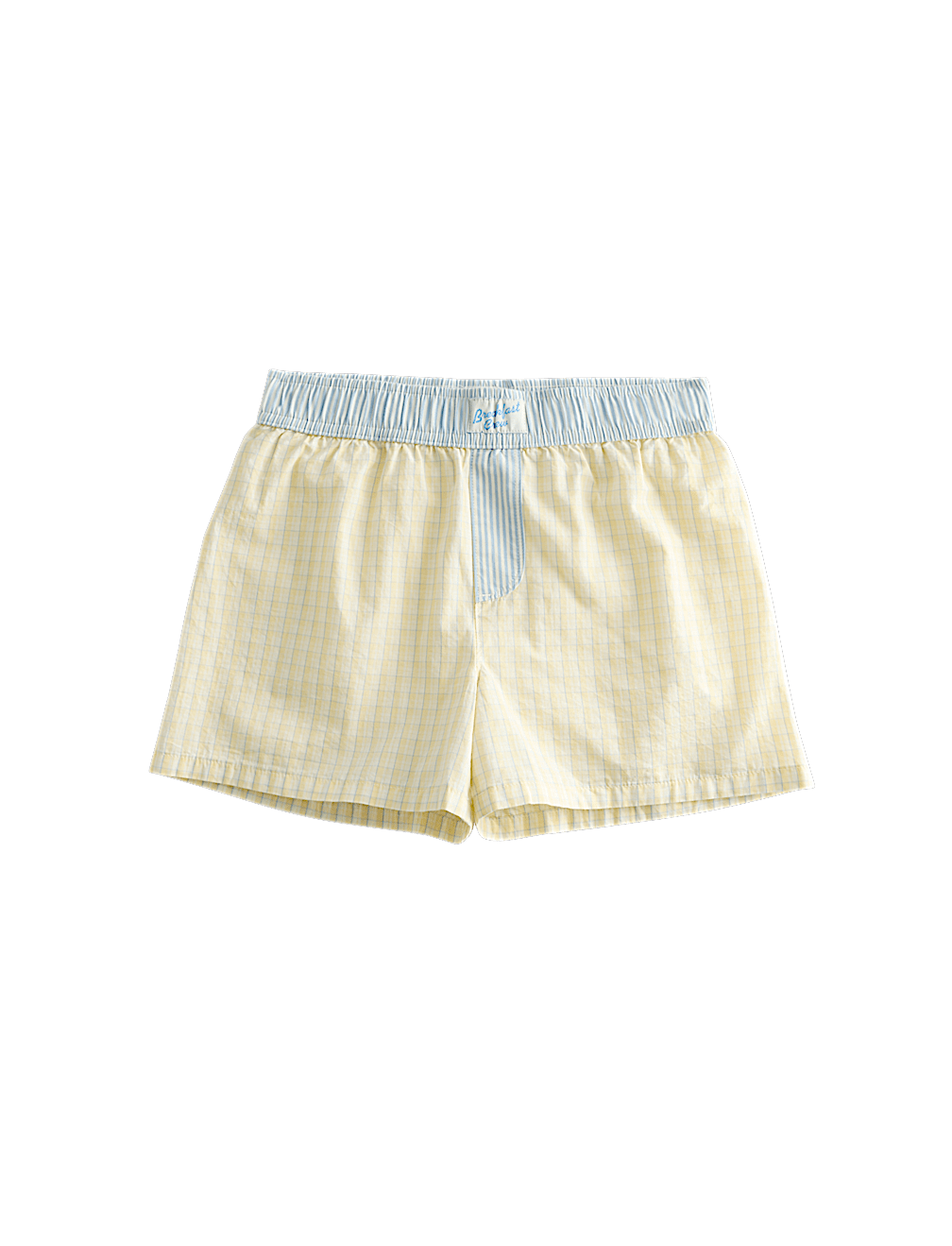 Yellow Woven Checked Pyjama Shorts (6-16 Yrs)