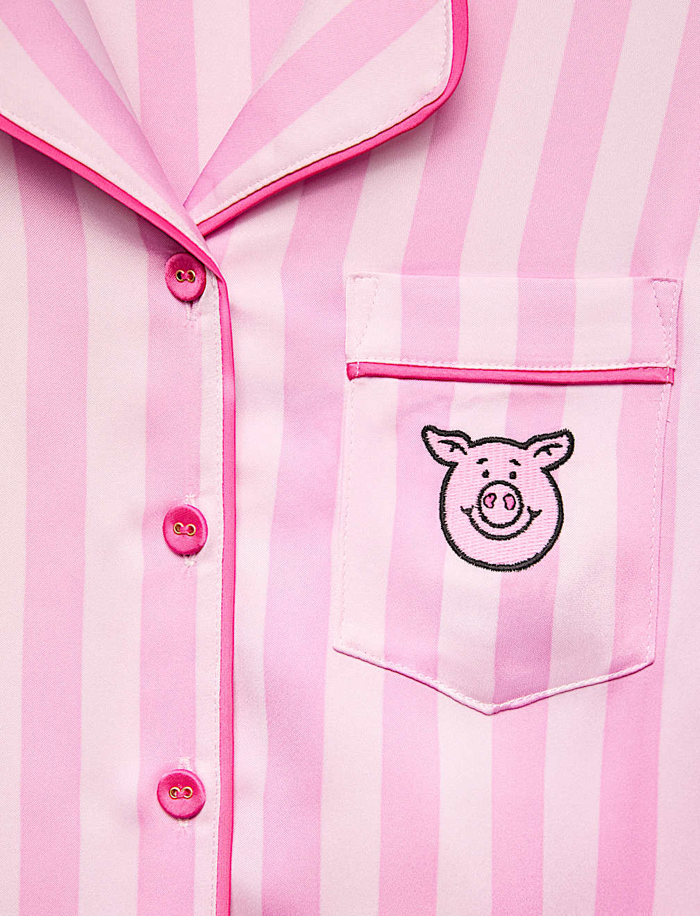 Percy Pig&trade; Satin Pyjamas (3-16 Yrs)