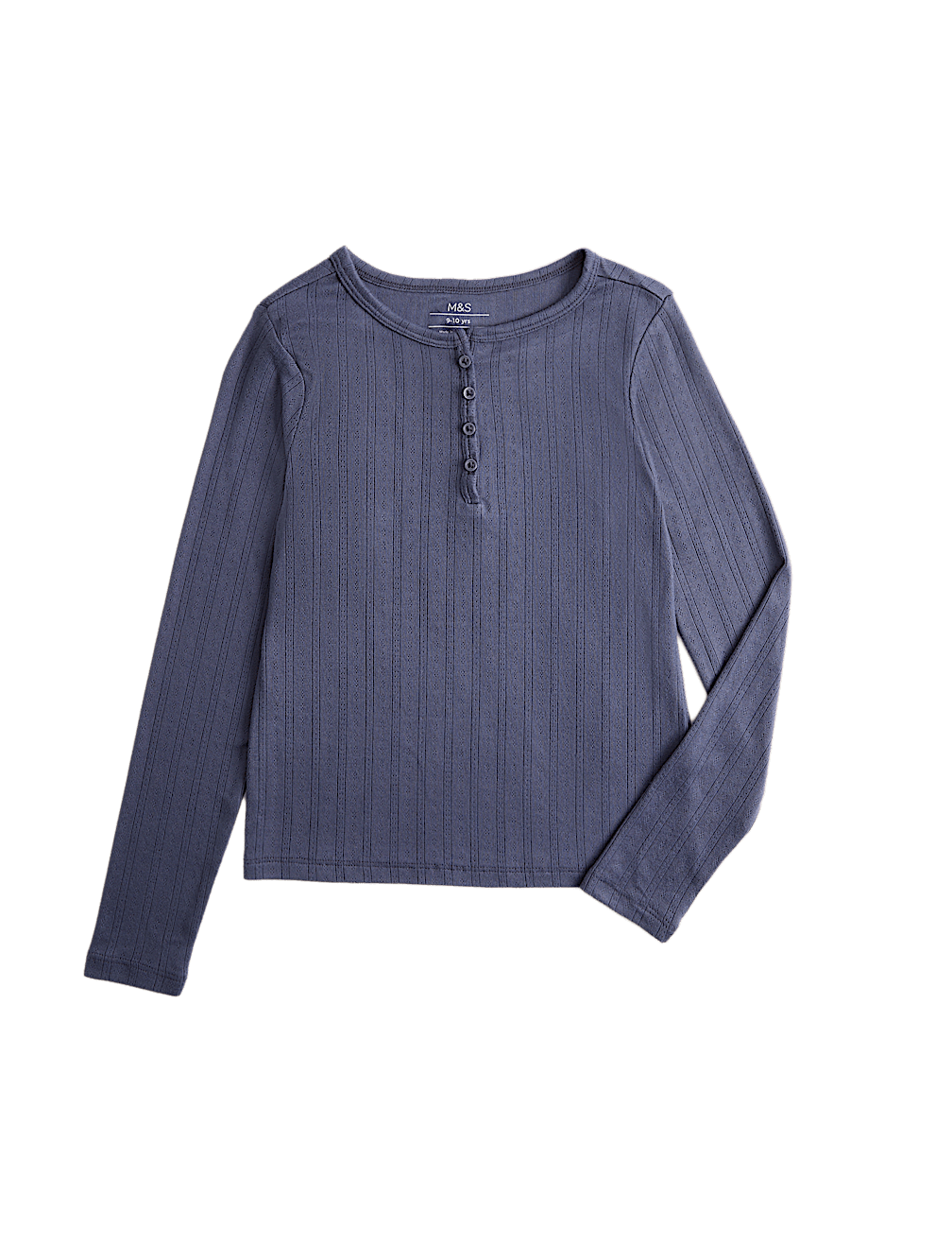 Long Sleeve Button Up Pyjama Top (6-16 Yrs)