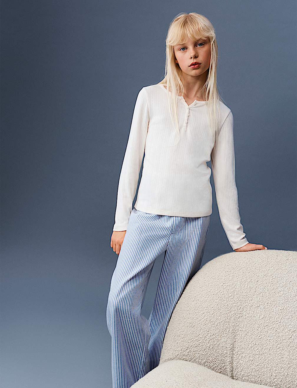 Pure Cotton Striped Pyjama Bottoms (6-16 Yrs)