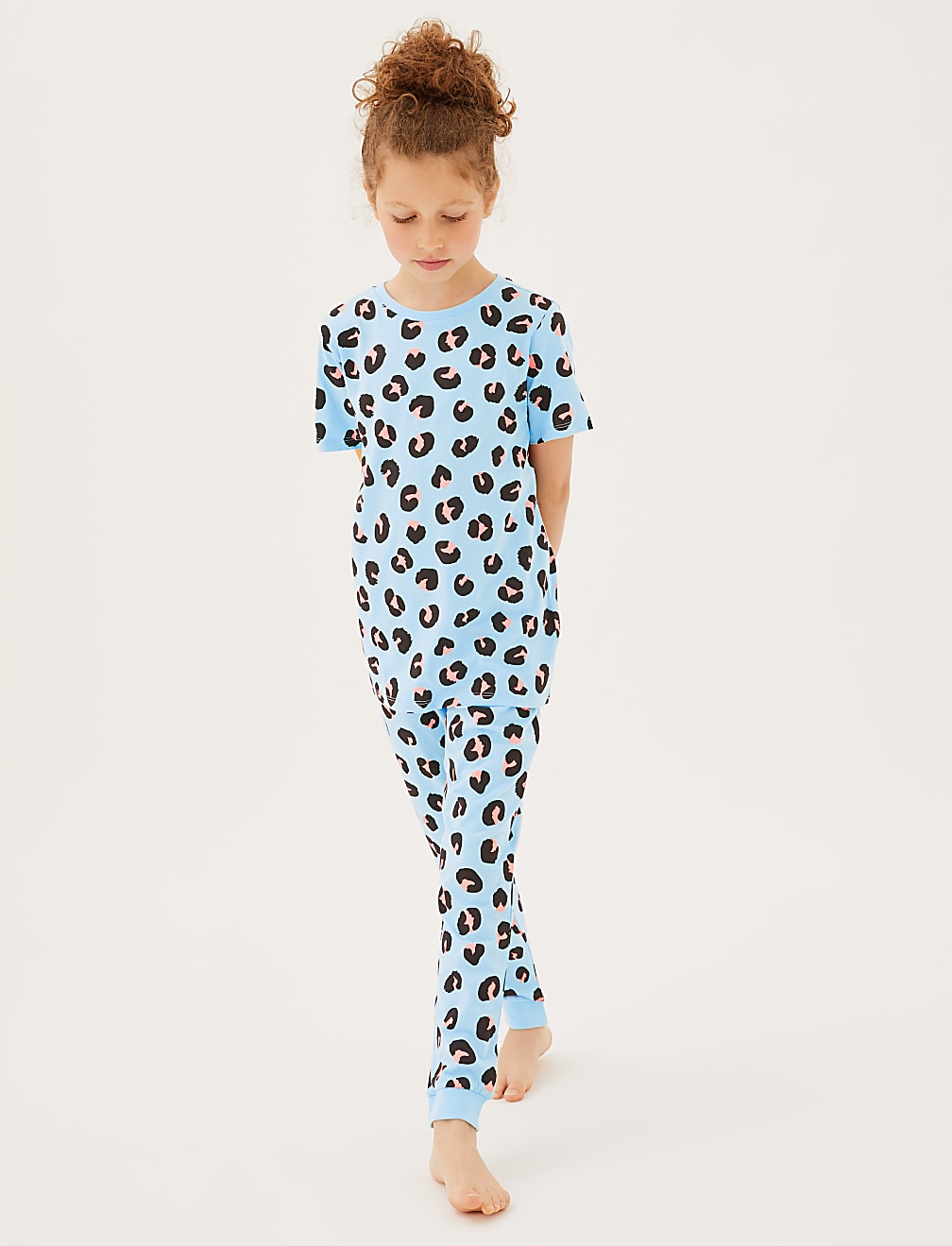 2pk Pure Cotton Animal Print Pyjama Sets (6-16 Yrs)