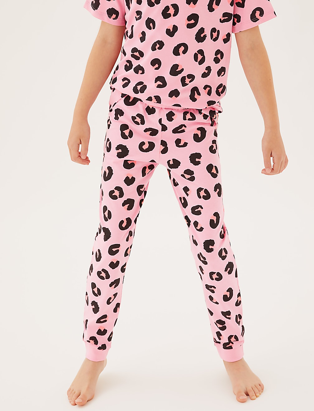 2pk Pure Cotton Animal Print Pyjama Sets (6-16 Yrs)
