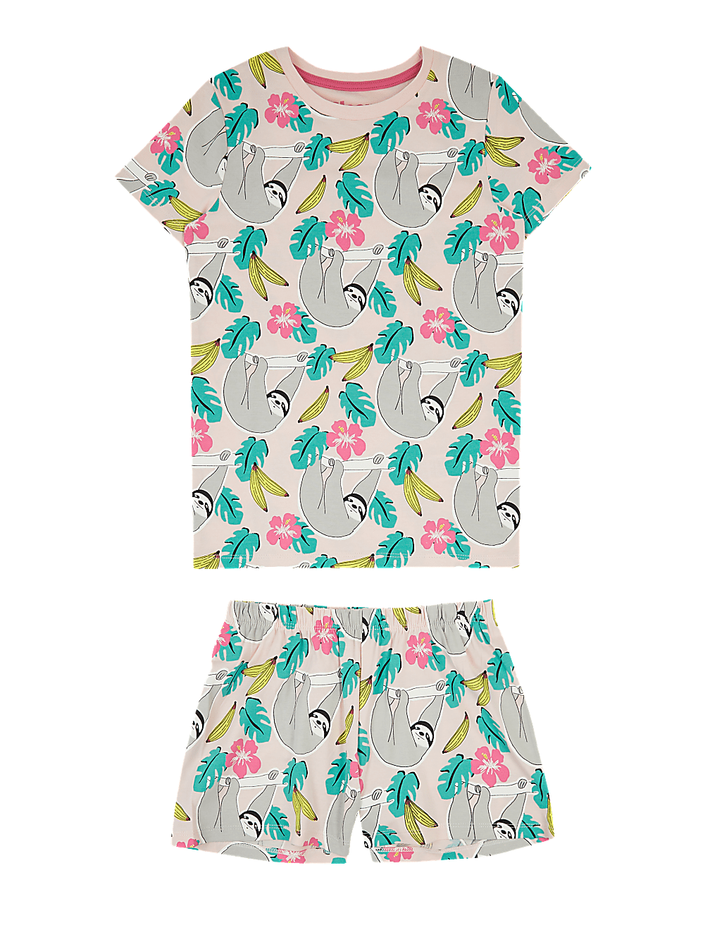 Cotton Animal Print Short Pyjama Set (7-16 Yrs)