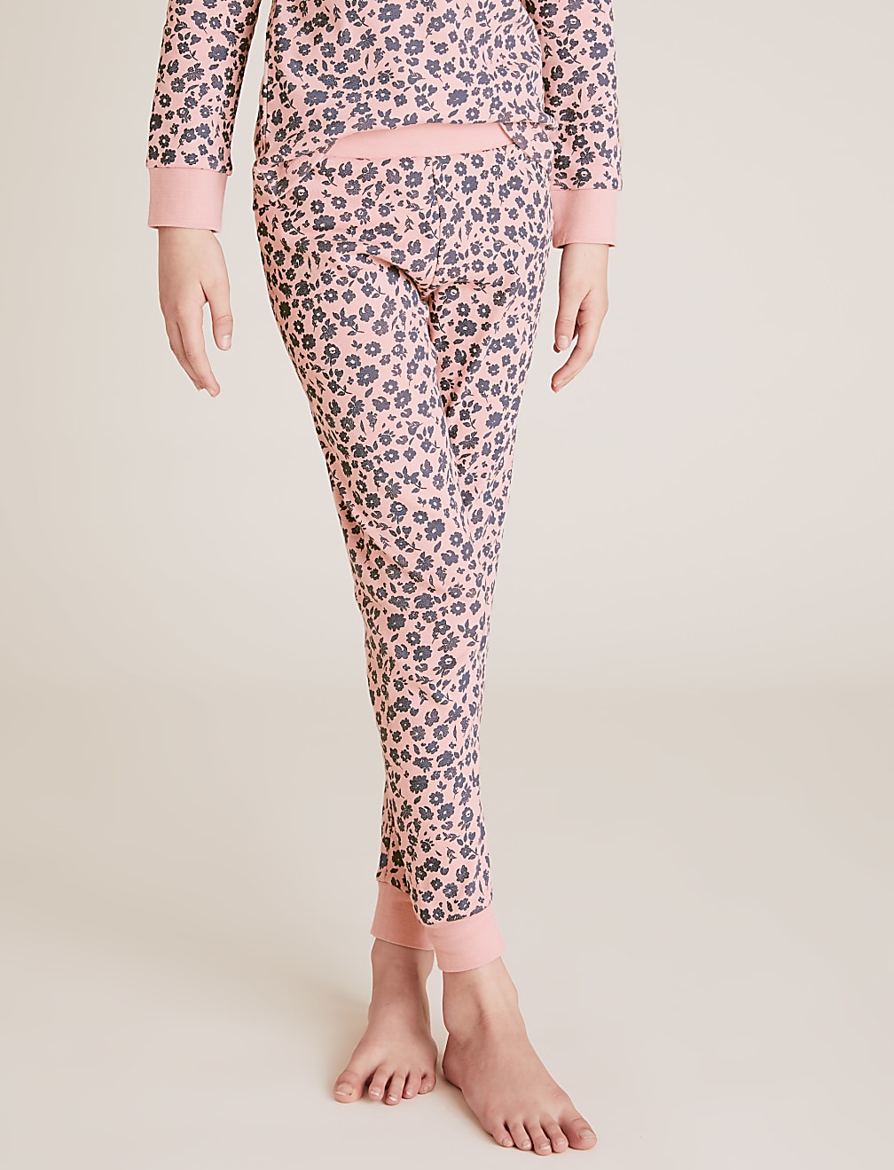 2pk Pure Cotton Floral Pyjama Sets (6-16 Yrs)