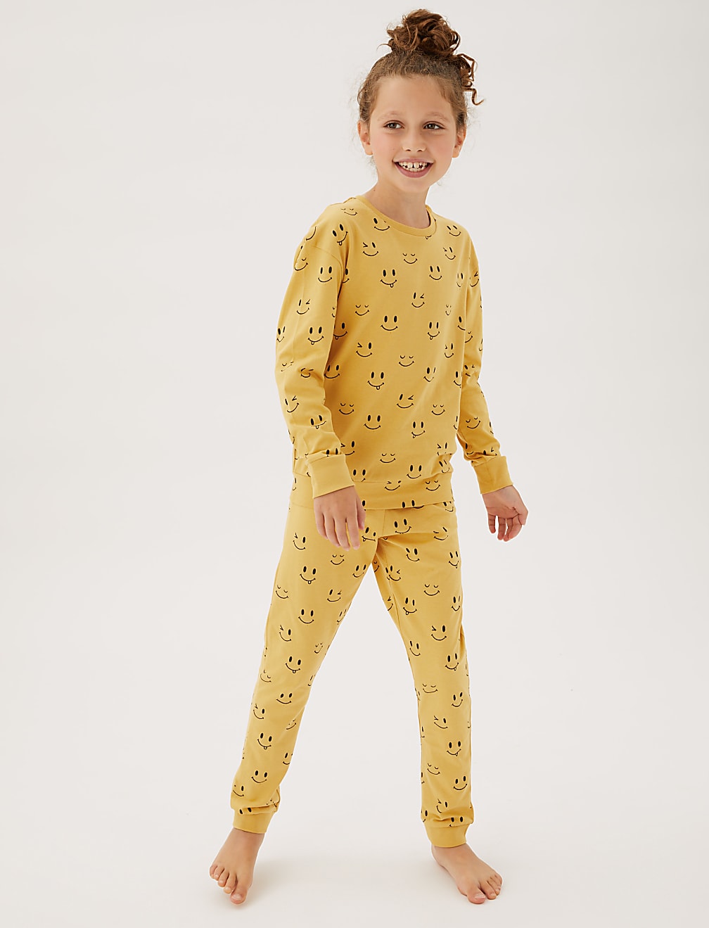2pk Pure Cotton Printed Pyjama Set (6-16 Yrs)
