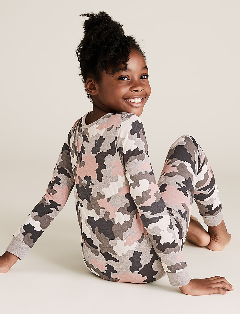 Cotton Rich Camouflage Pyjama Set (7-16 Yrs)