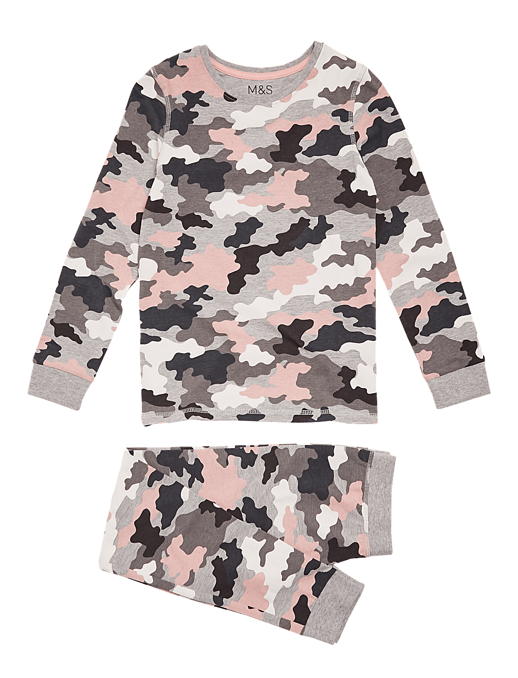 Cotton Rich Camouflage Pyjama Set (7-16 Yrs)
