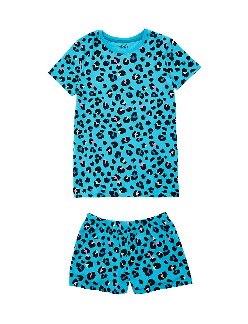 Cotton Leopard Print Short Pyjama Set