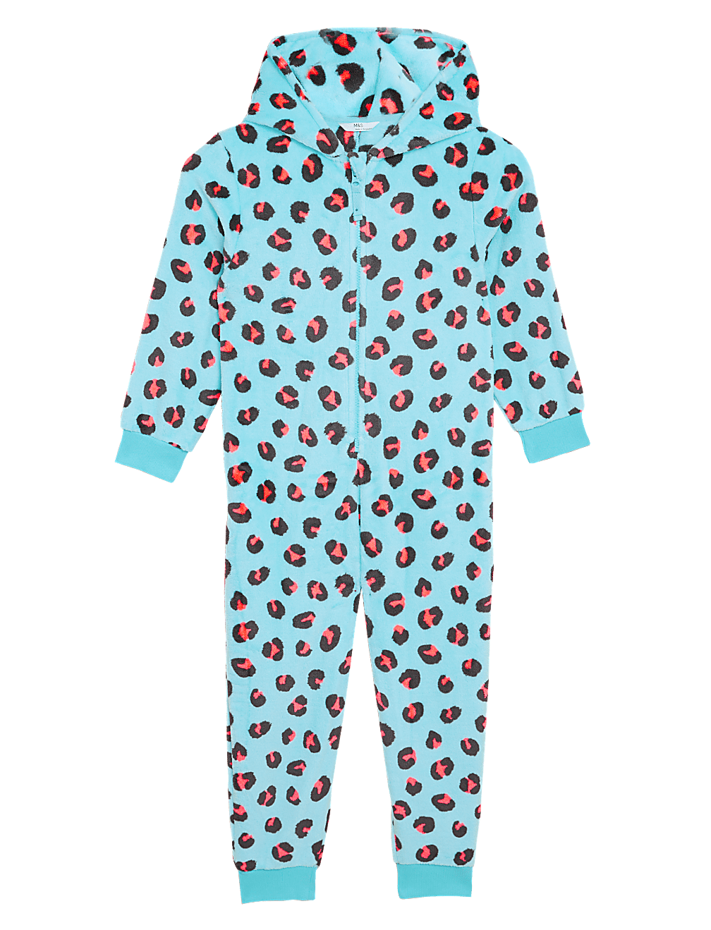 Fleece Leopard Onesie (6-16 Yrs)