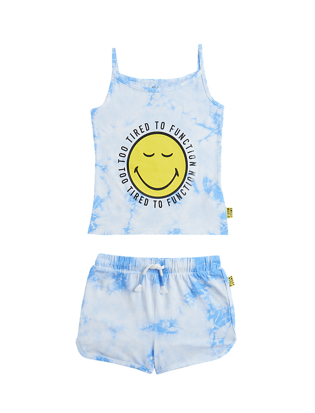 SmileyWorld®Tie Dye Short Pyjamas (6-16 Yrs)