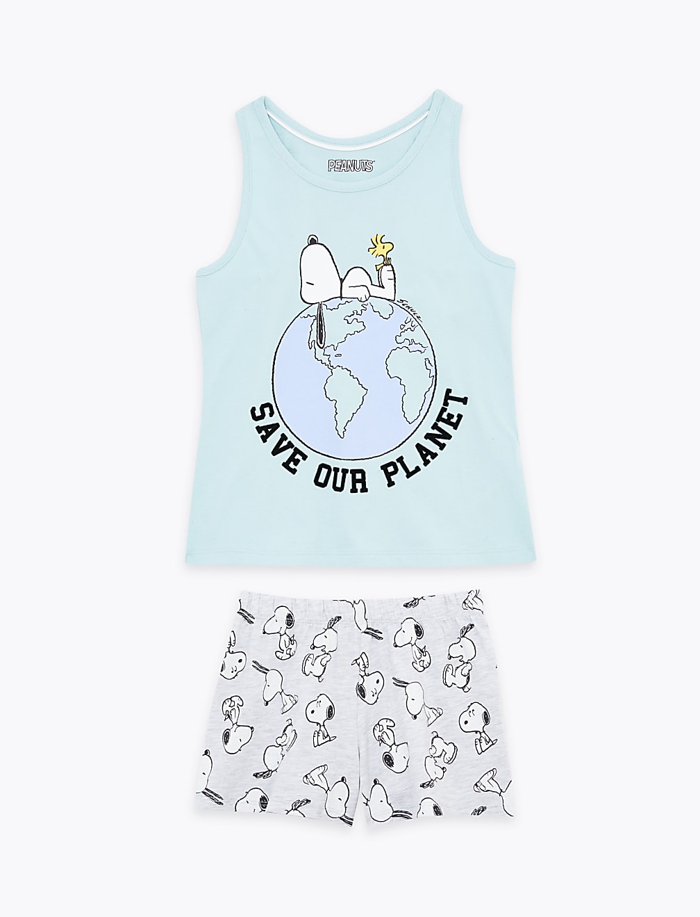 Cotton Snoopy™ Short Pyjama Set (6-16 Yrs)