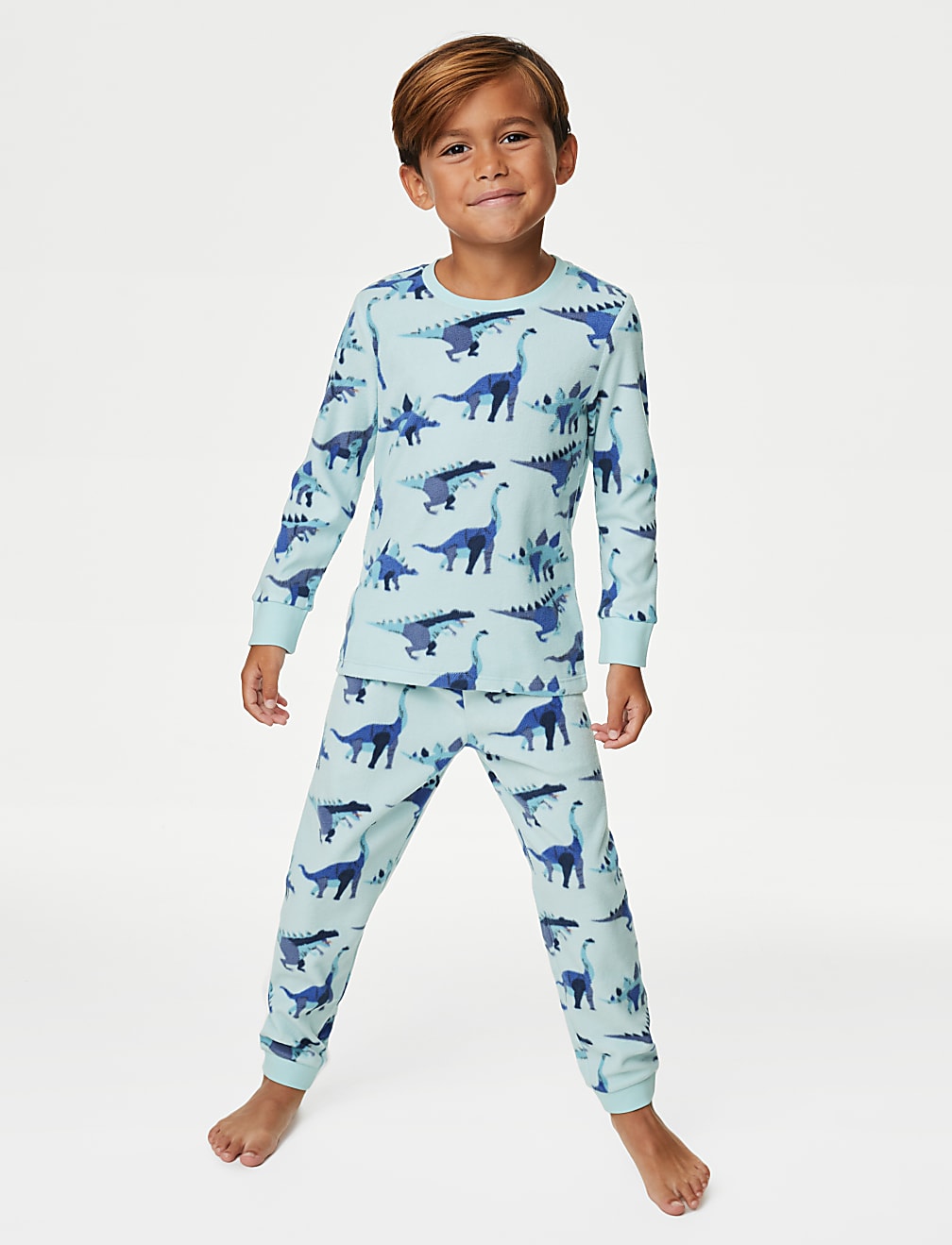 Fleece Dinosaur Pyjamas (1-8 Yrs)