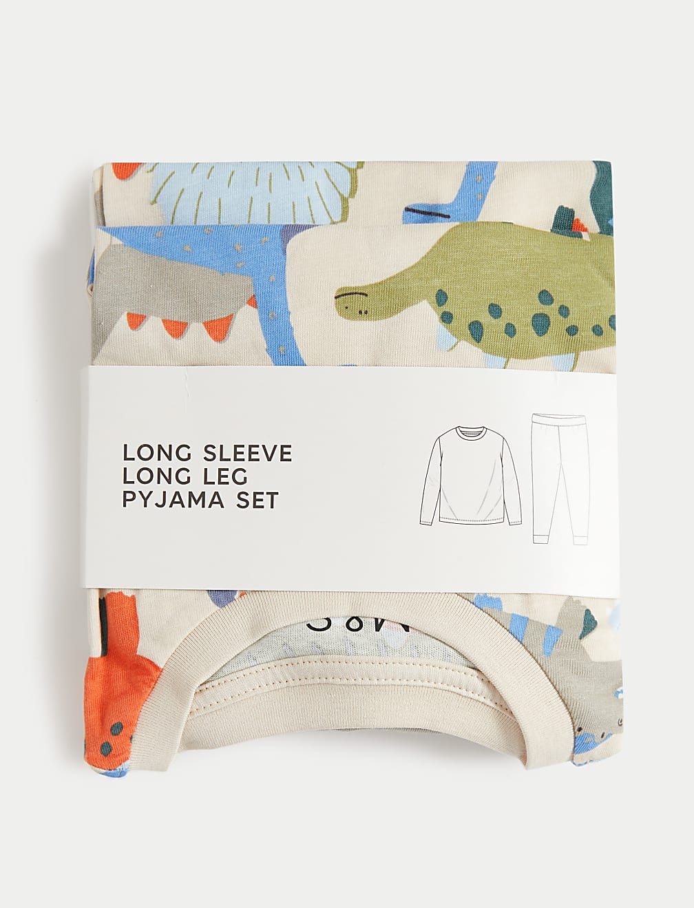 Pure Cotton Dinosaur Pyjamas  (1-8 Yrs)