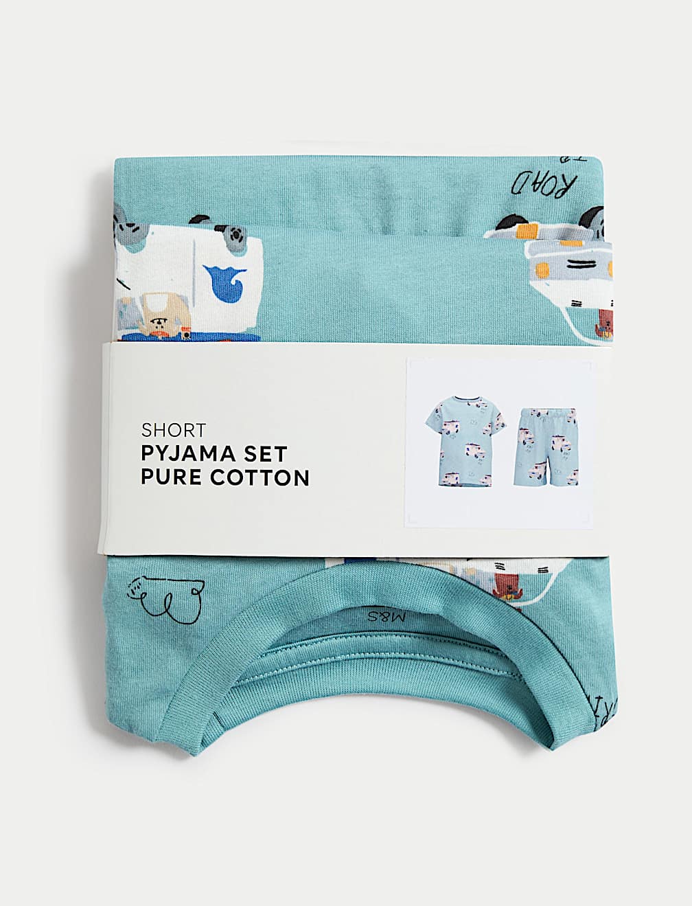 KIDS COTTON RICH TRANSPORT PJ 1-8YRS