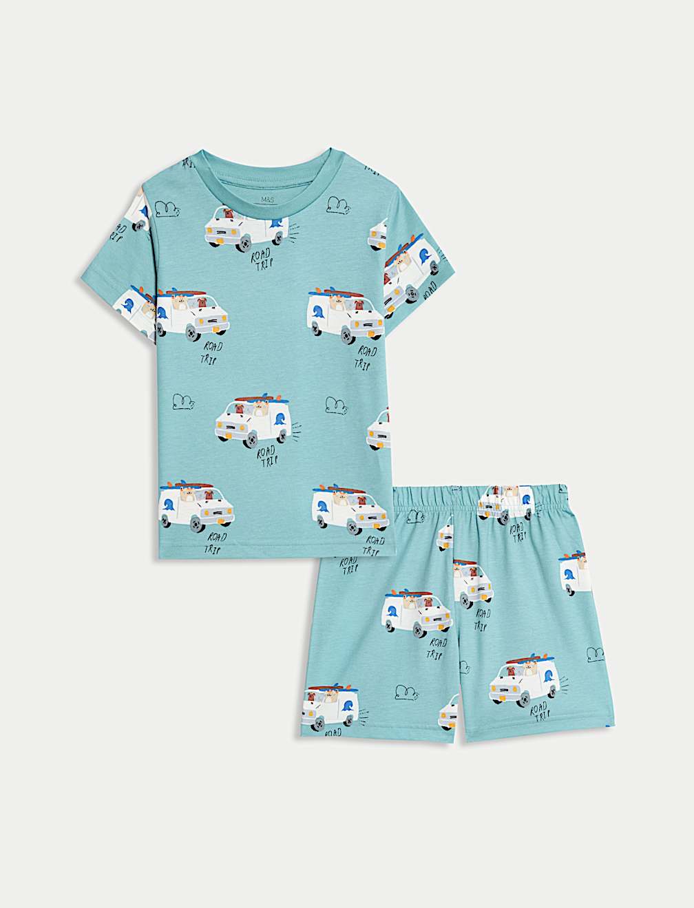 Pure Cotton Transport Pyjamas (1-8 Yrs)