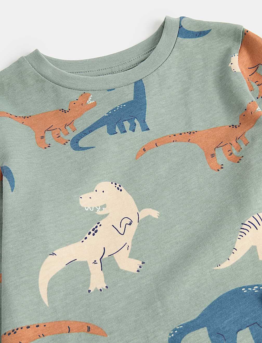 Pure Cotton Dinosaur Pyjamas (1-16 Yrs)