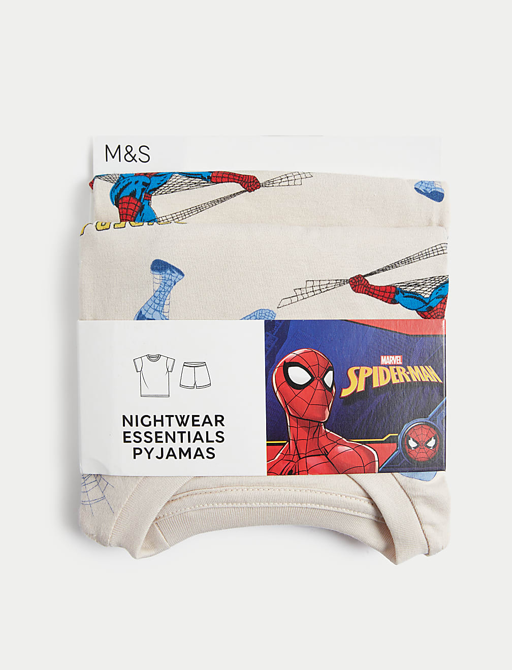 Pure Cotton Spider-Man™ Pyjamas (2-8 Yrs)