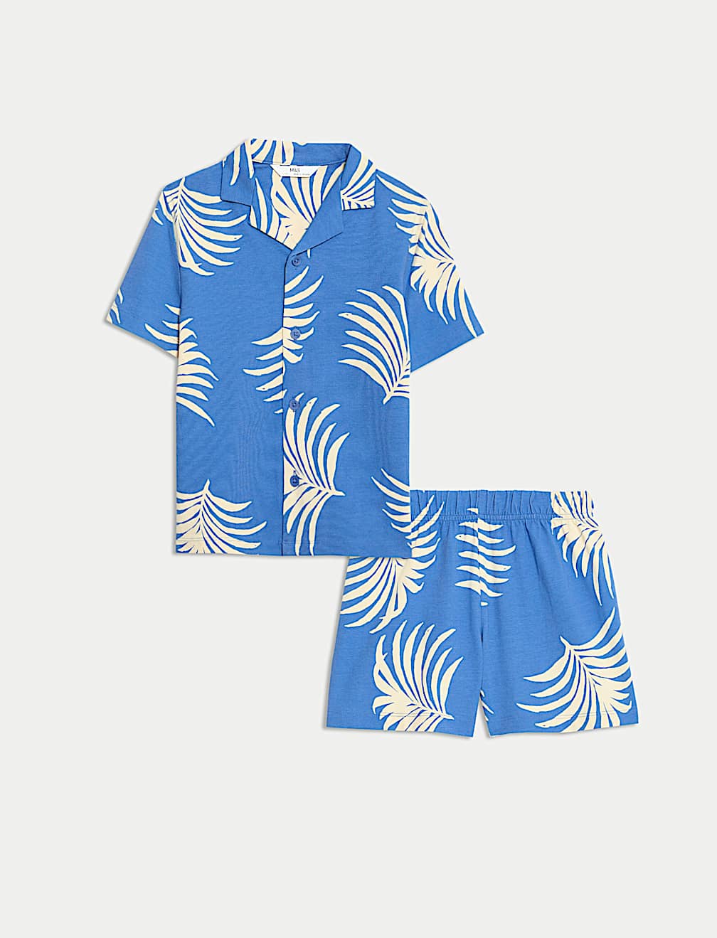 Cotton Rich Palm Print Pyjamas (1-16 Yrs)