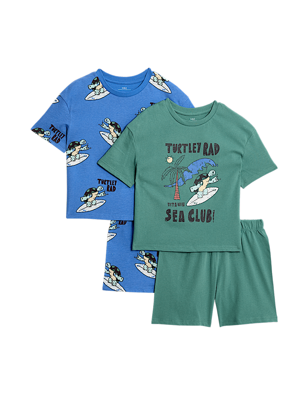 KIDS COTTON RICH TURTLE PJ 1-8YRS