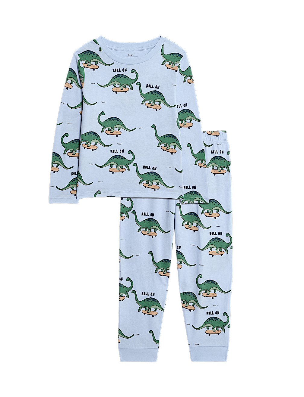 Pure Cotton Dinosaur Pyjamas (1-8 Yrs)