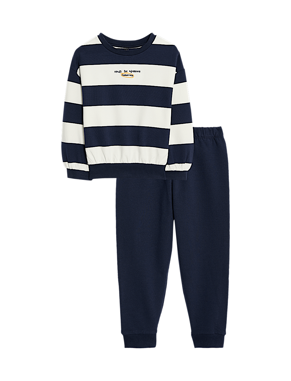 Cotton Rich Striped Pyjamas (1-8 Yrs)