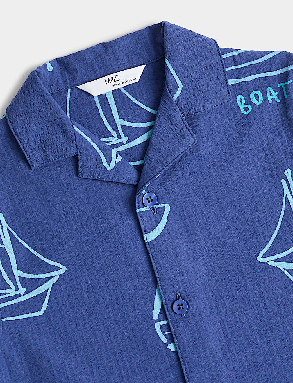 Boat Graphic Revere Short Pyjamas (1-8 Yrs)