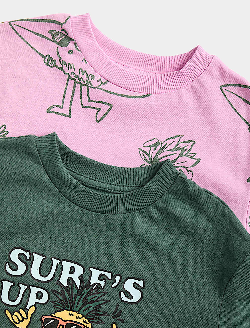 2 Pack Surf Graphic Pyjama Sets (1-8 Yrs)