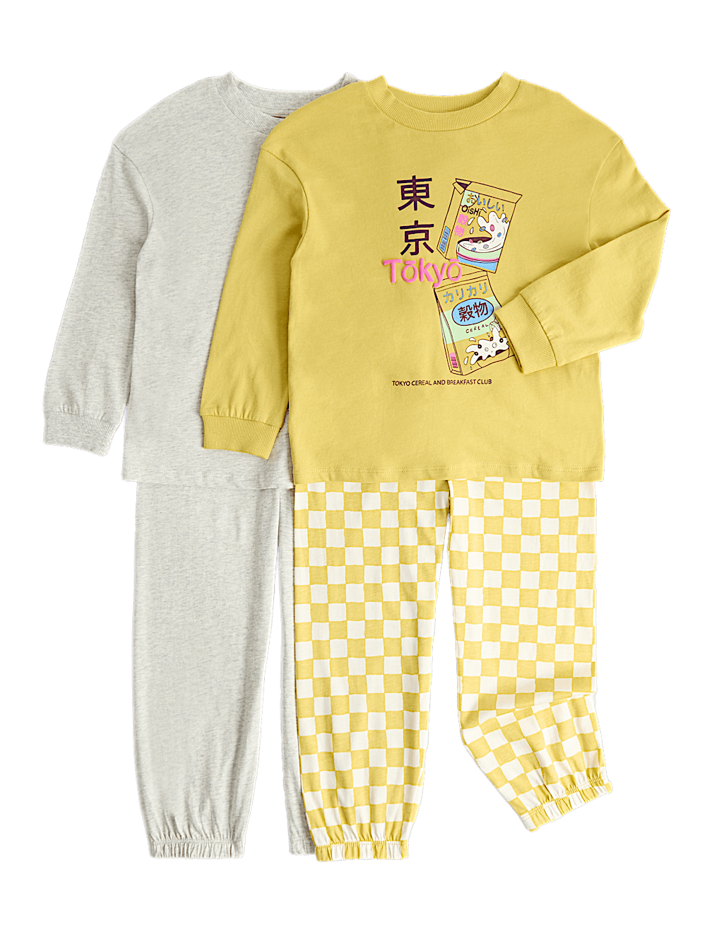 Kids' 2 Pack Tokyo Graphic Pyjama Sets (1-8 Yrs)