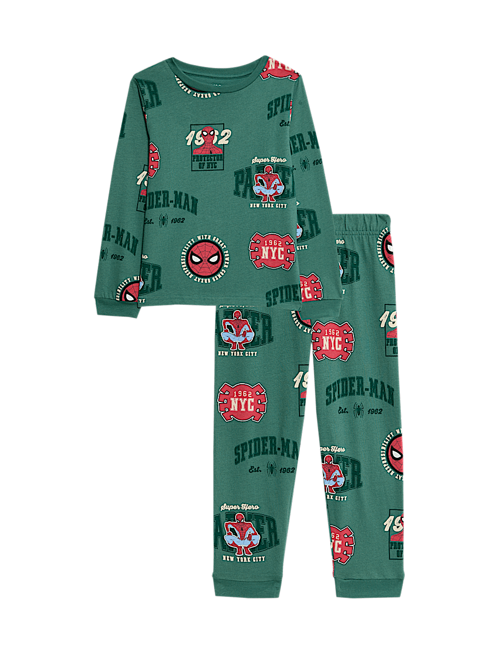 Pure Cotton Spider-Man™ Pyjamas (1-8 Yrs)