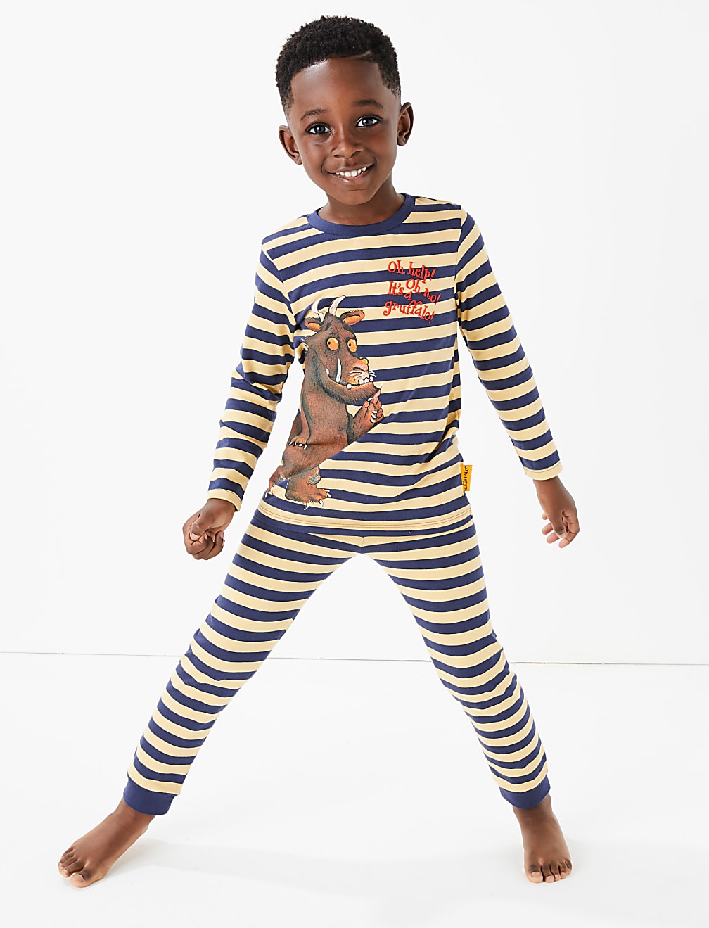 Cotton Gruffalo&trade; Striped Pyjama Set (1-8 Years)