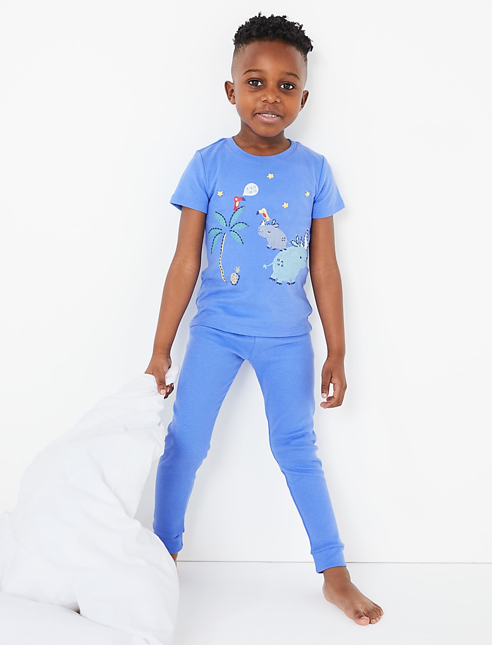 2 Pack Cotton Rhino Pyjama Sets (1-7 Yrs)
