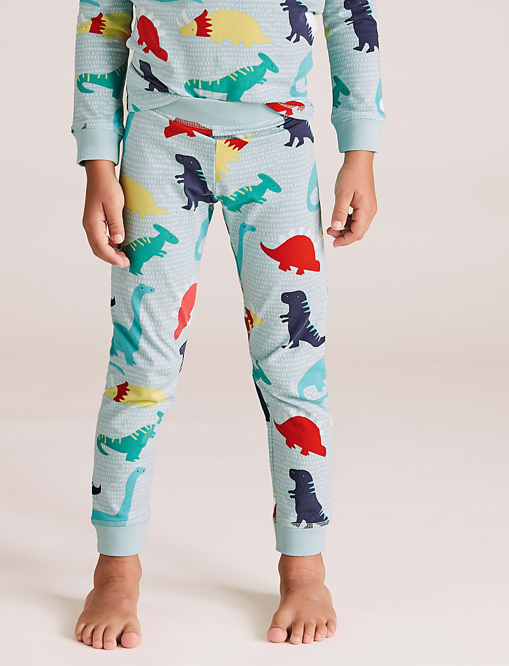 Cotton Rich Dinosaur Print Pyjama Set