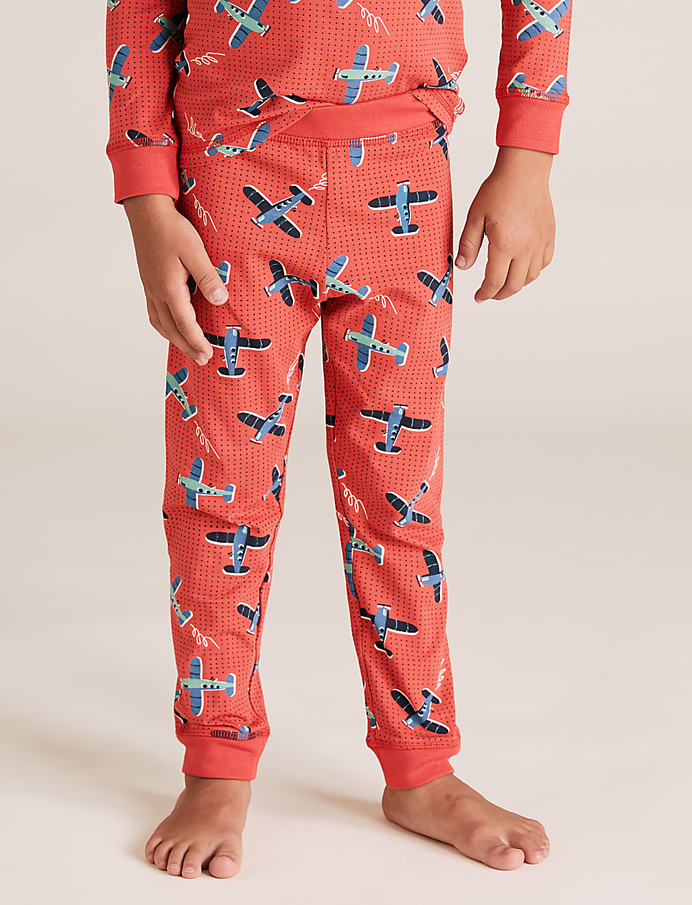 Cotton Rich Plane Pyjama Set (1-7 Yrs)