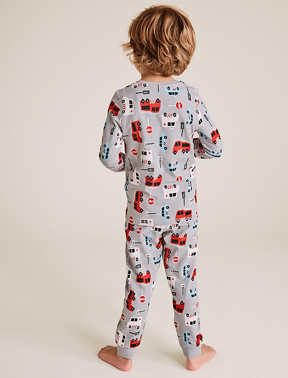 Cotton Rich Fire Engine Pyjama Set (1-7 Yrs)