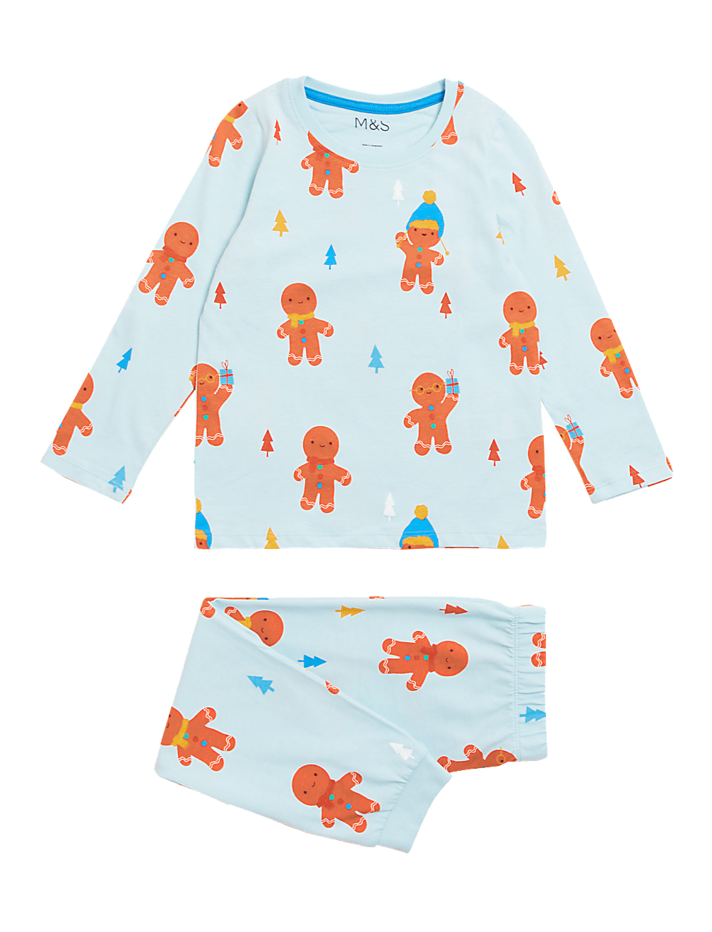 Pure Cotton Gingerbread Man Pyjamas