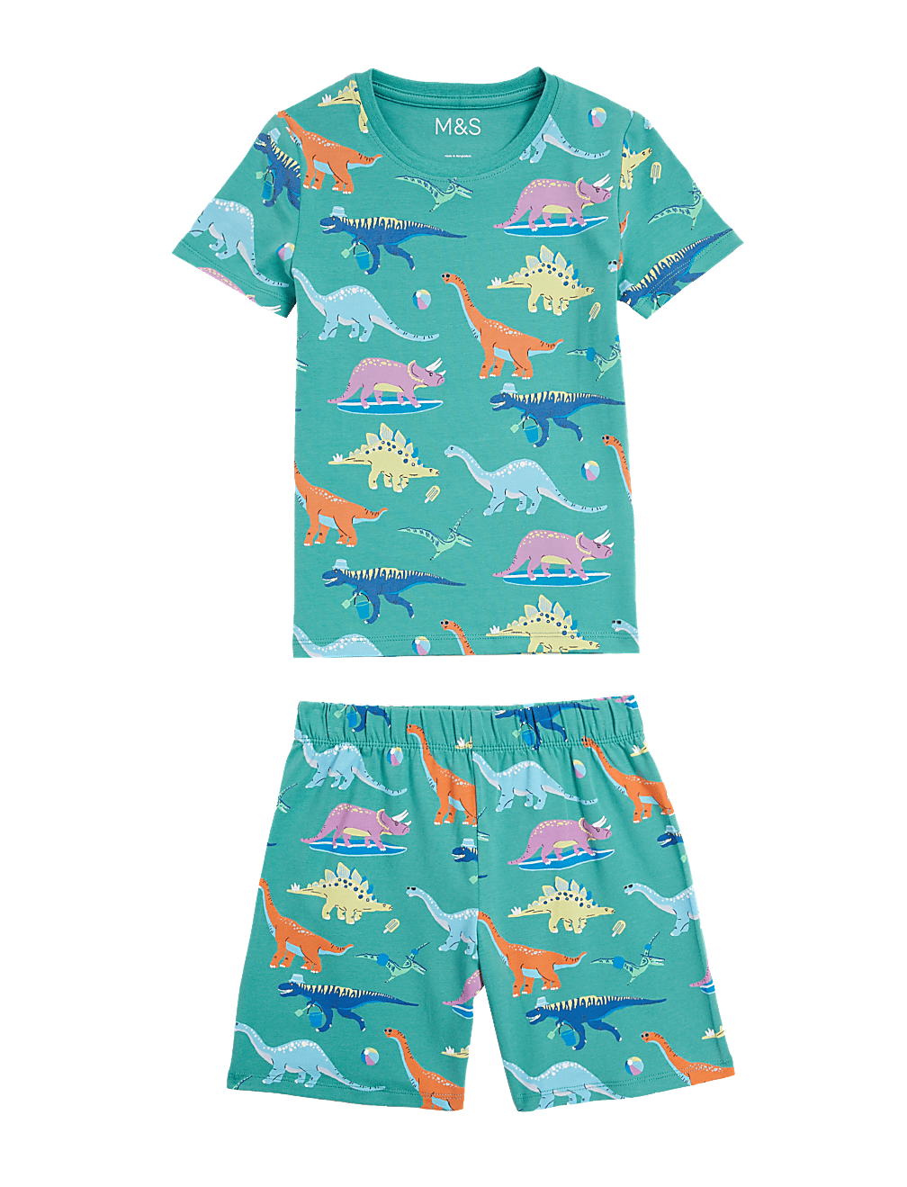 Cotton Rich Dinosaur Short Pyjamas (12 Mths - 7 Yrs)