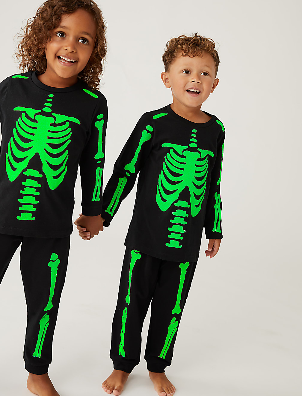 Skeleton pjs boys online